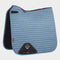 ProSport Suede Dressage Square Saddle Pad Ice Blue