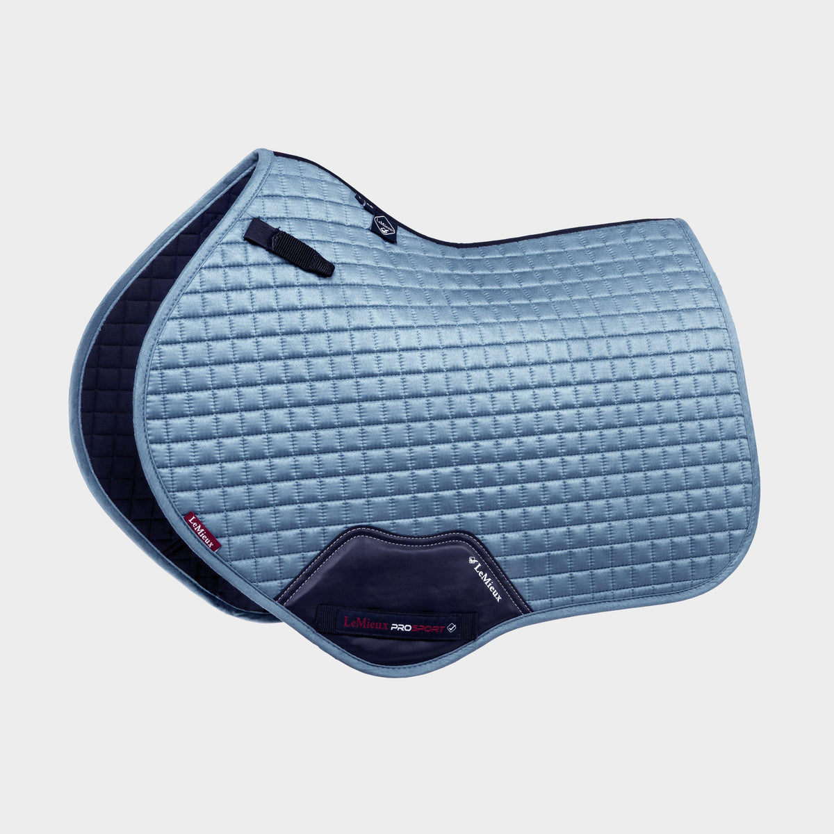 Suede Close Contact Saddle Pad Ice Blue