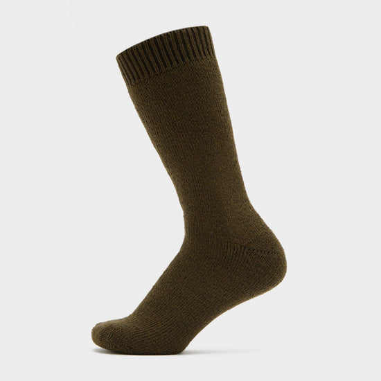 Adults Wellington Calf Socks Olive Green