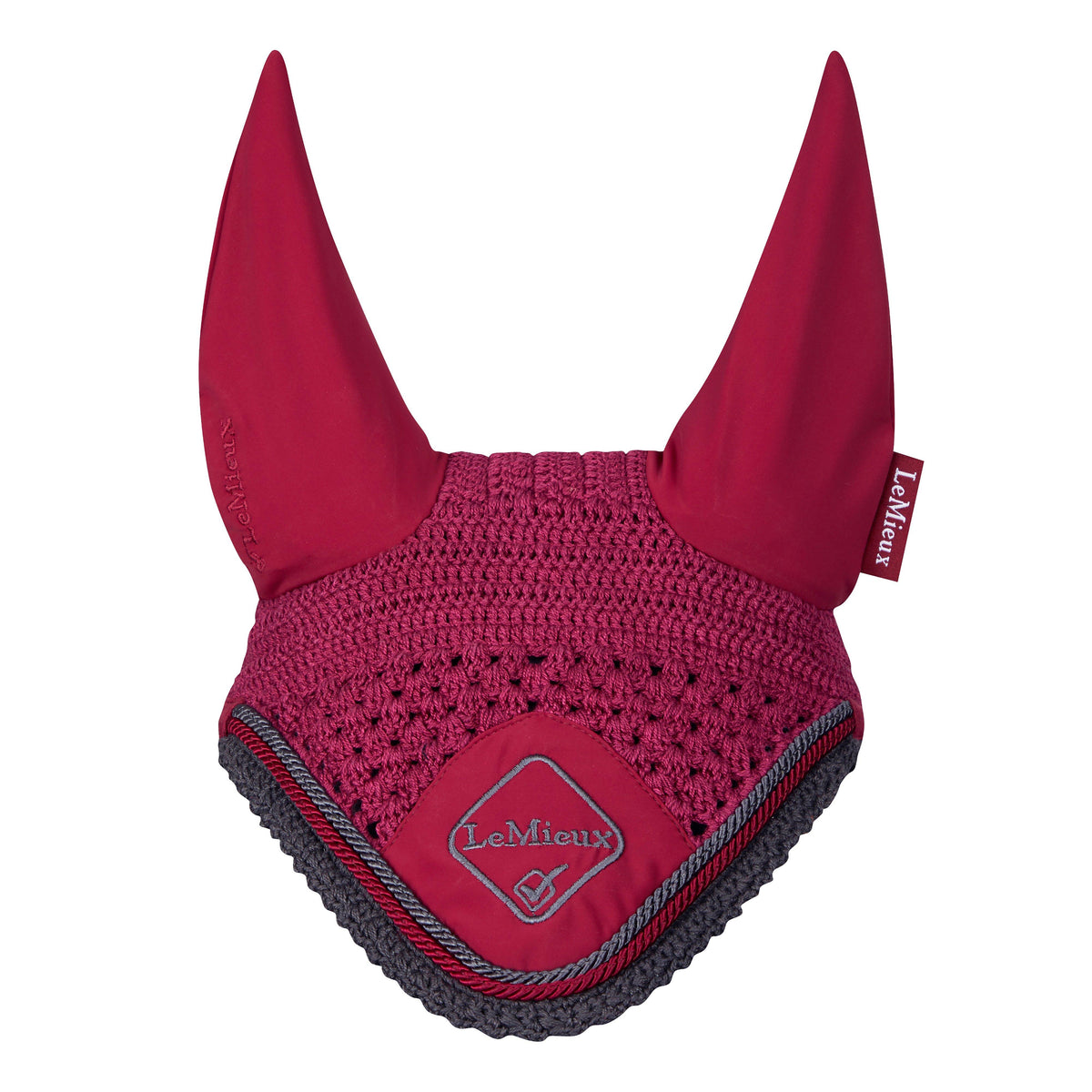 Classic Lycra Fly Hood Mulberry/Grey