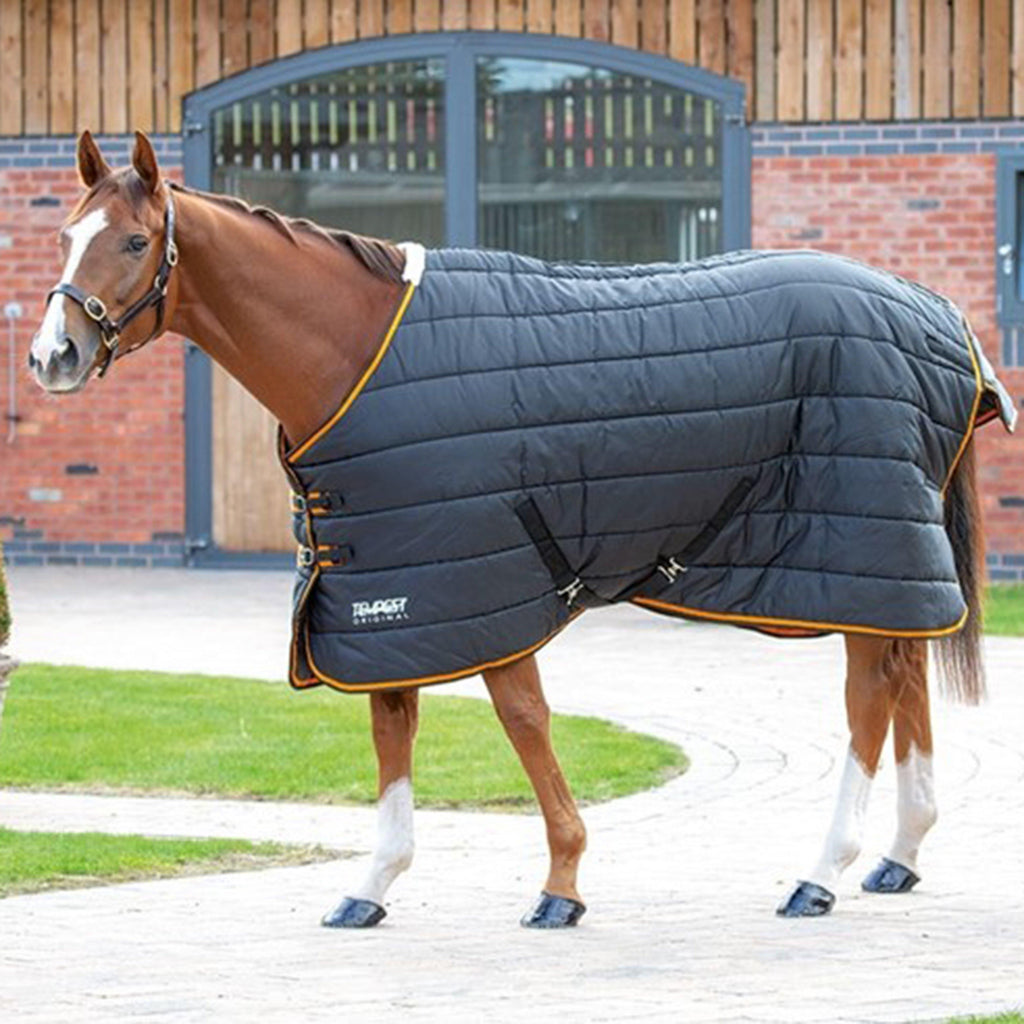 Tempest Original 300g Heavy Weight Standard Neck Stable Rug Black/Orange