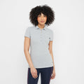 Womens Prix 2.0 Short Sleeved Polo Shirt Heather Grey