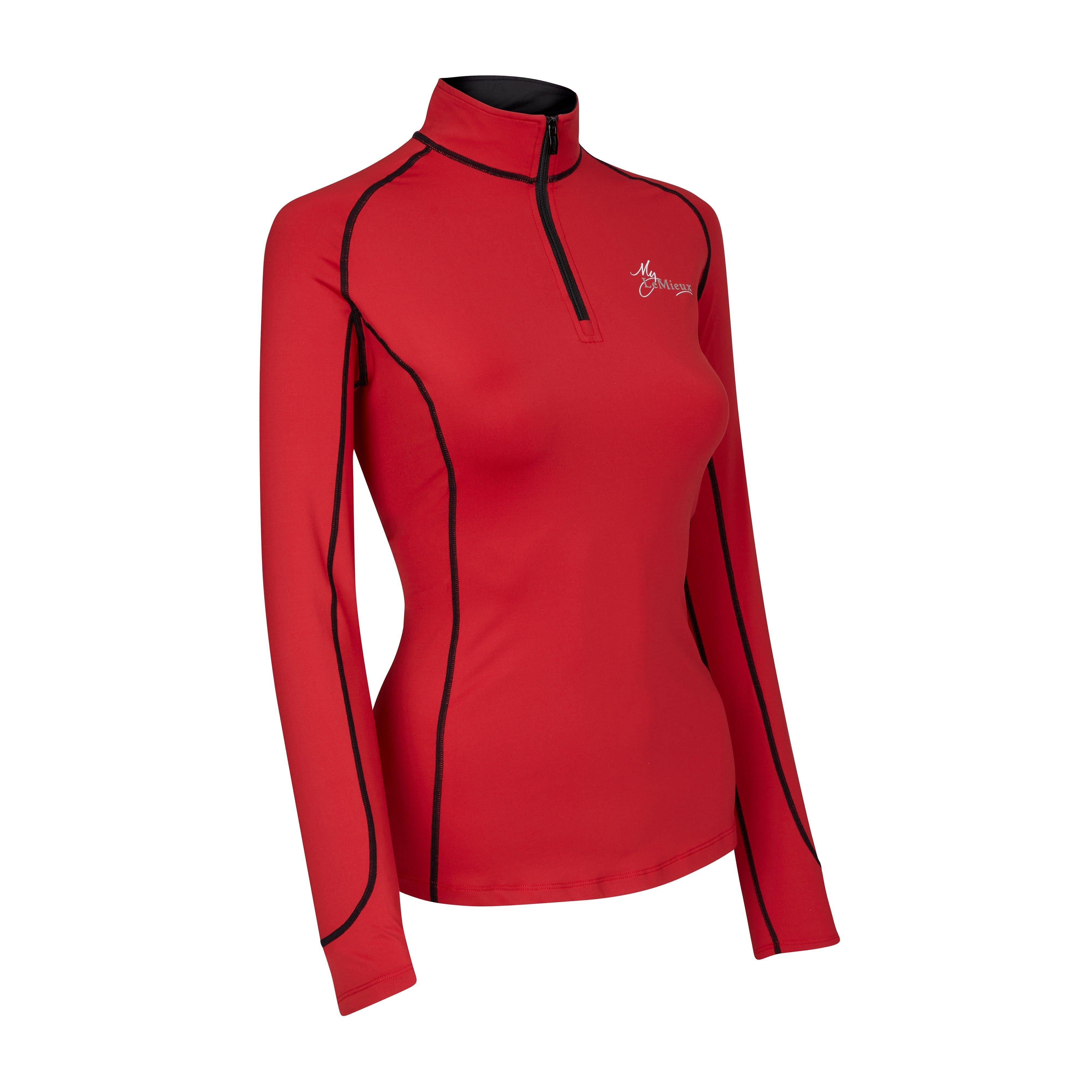 Womens My LeMieux Womens Base Layer Chilli