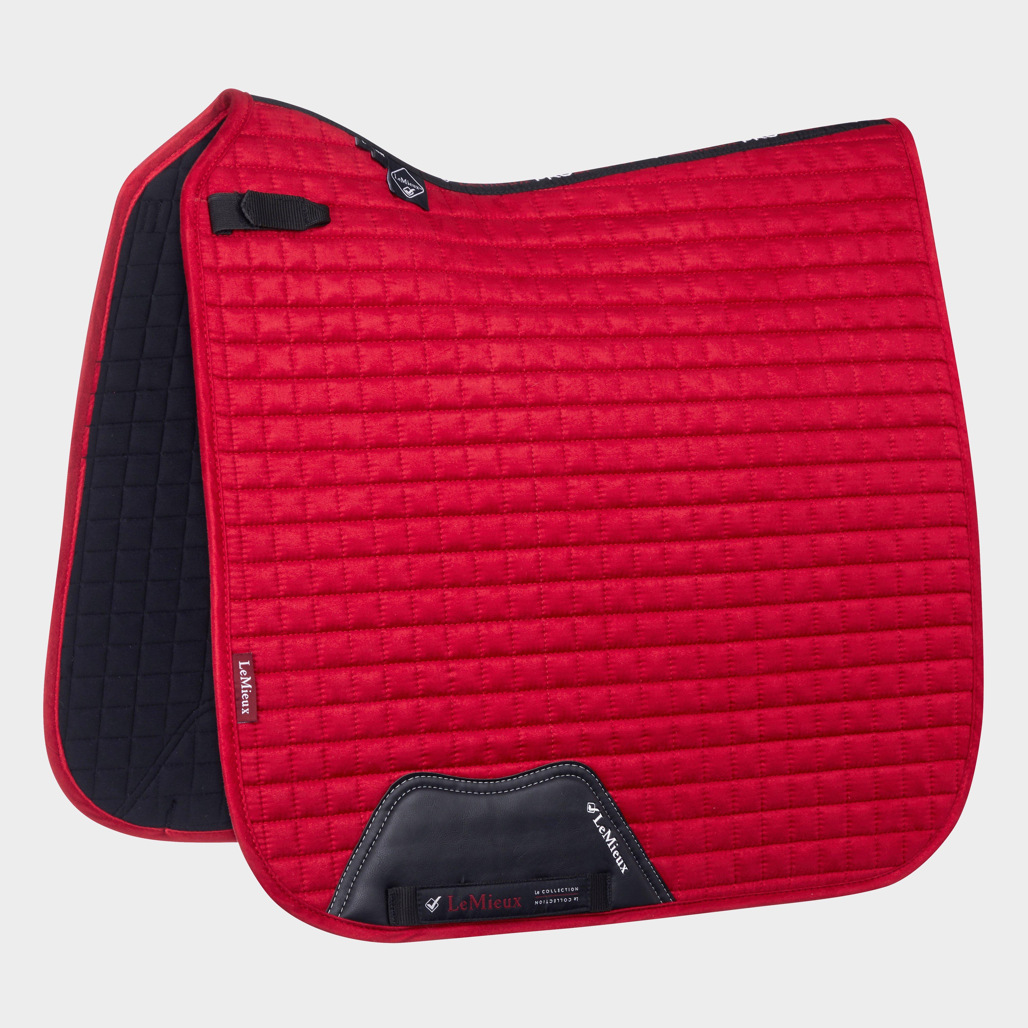 Suede Dressage Saddle Pad Chilli