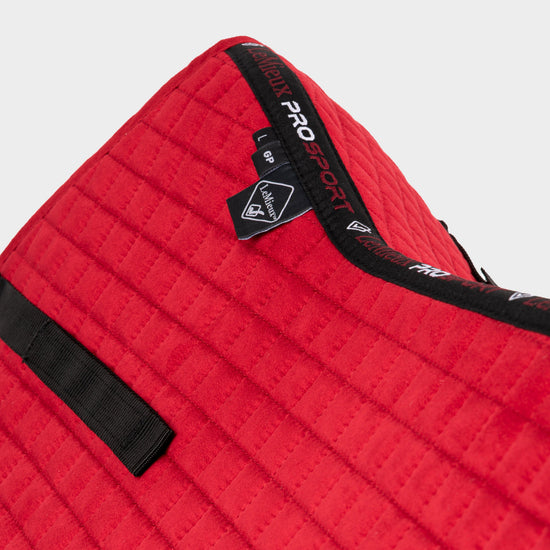 Suede GP Saddle Pad Chilli