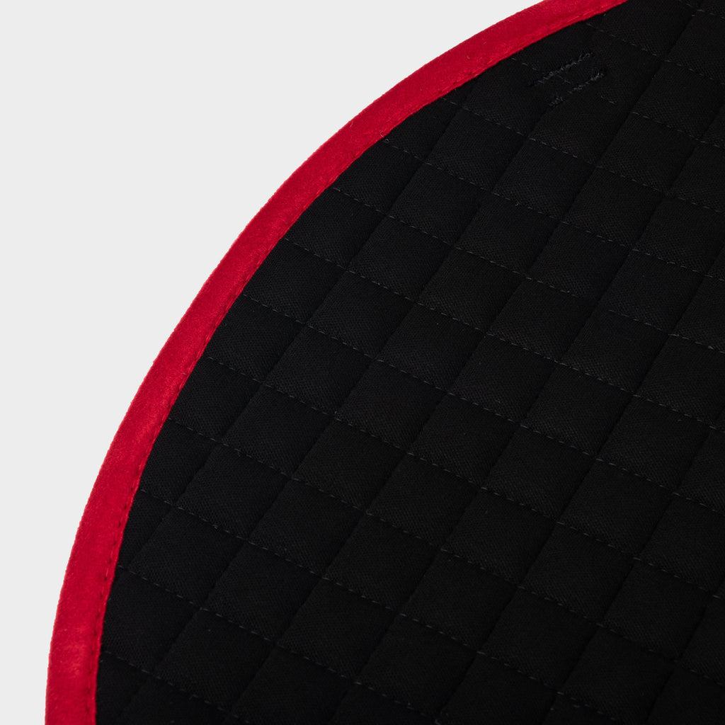 Suede GP Saddle Pad Chilli
