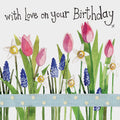 Little Sparkle Card Spring Flowers