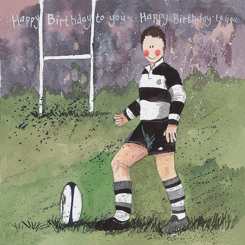 Birthday Card Rugby