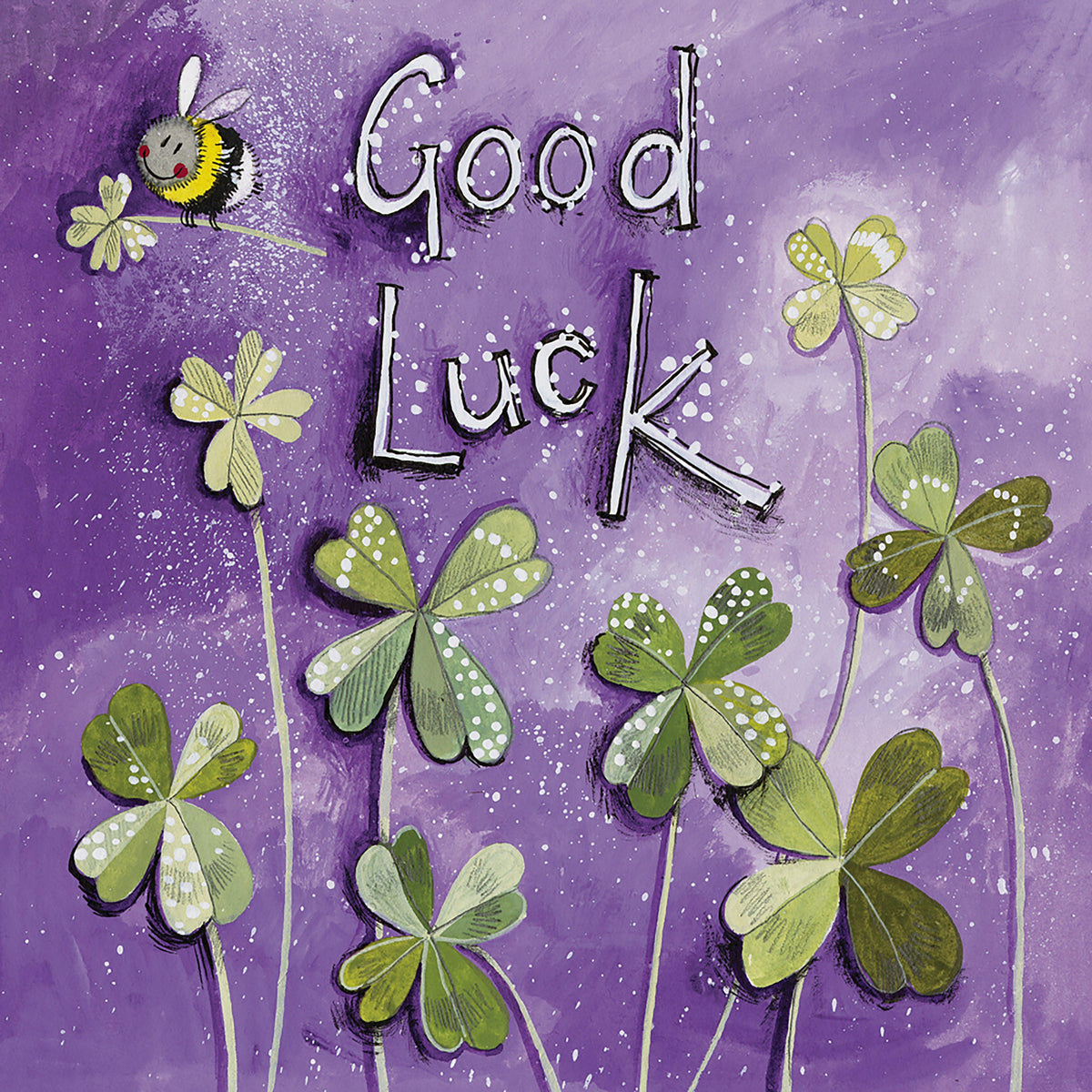 Good Luck Card Lucky Bee
