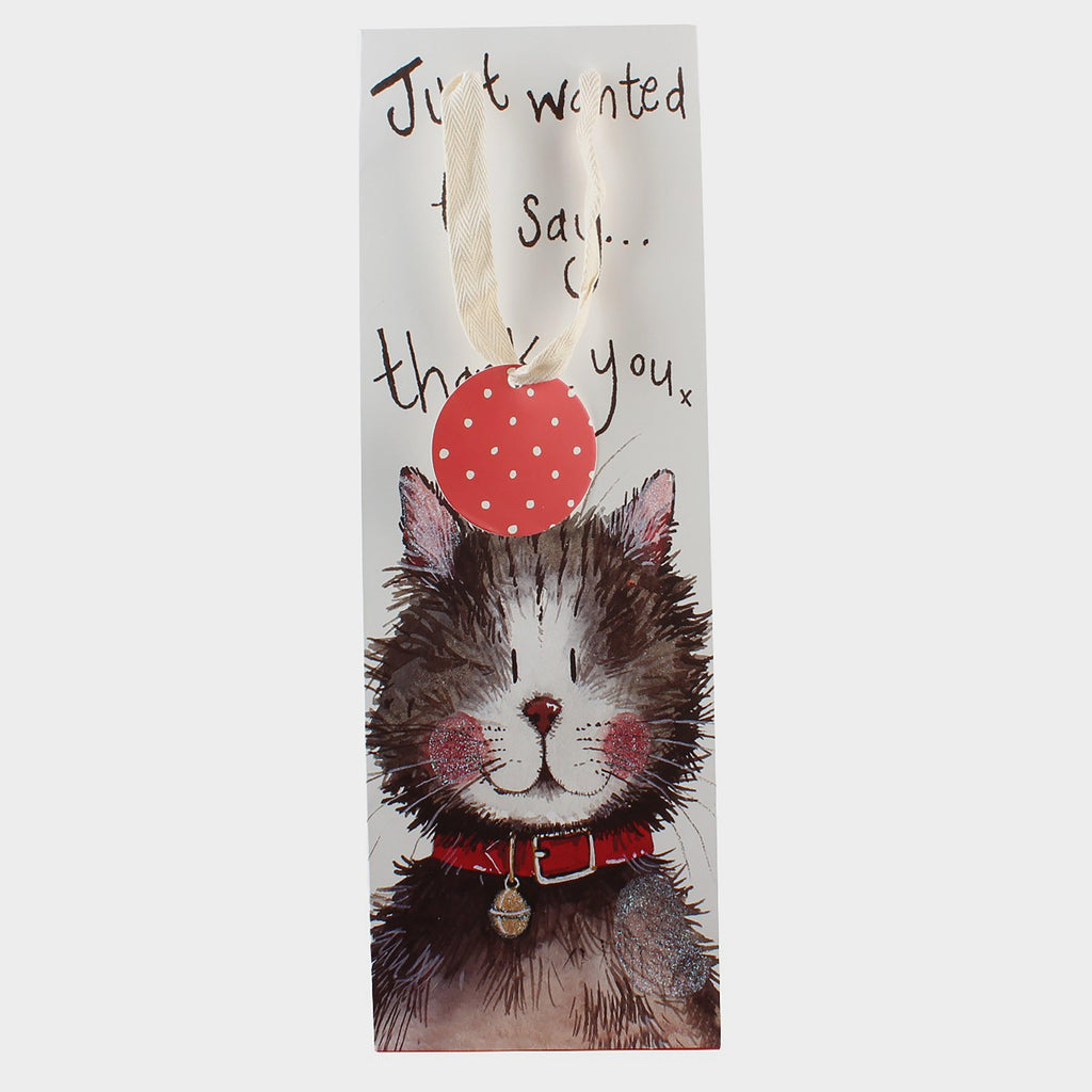 Bottle Bag Thank You Cat