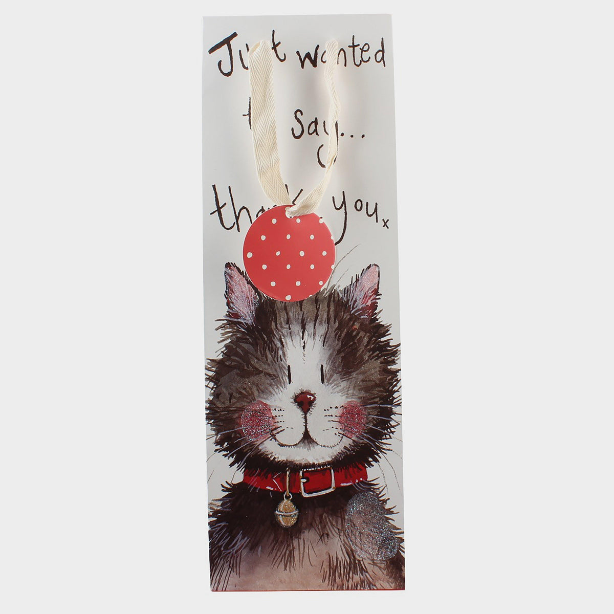 Bottle Bag Thank You Cat