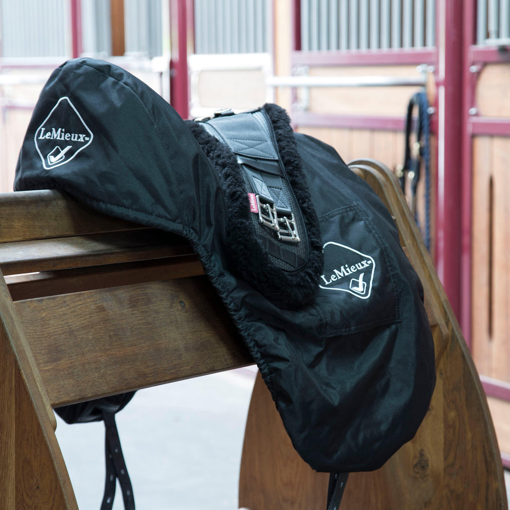 Dressage Saddle Cover Black