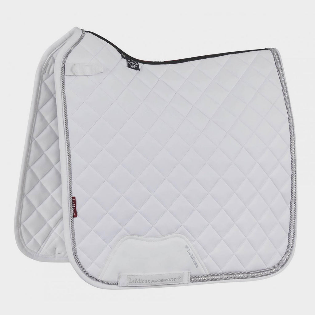 Diamante Dressage Pad White