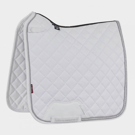 Diamante Dressage Pad White