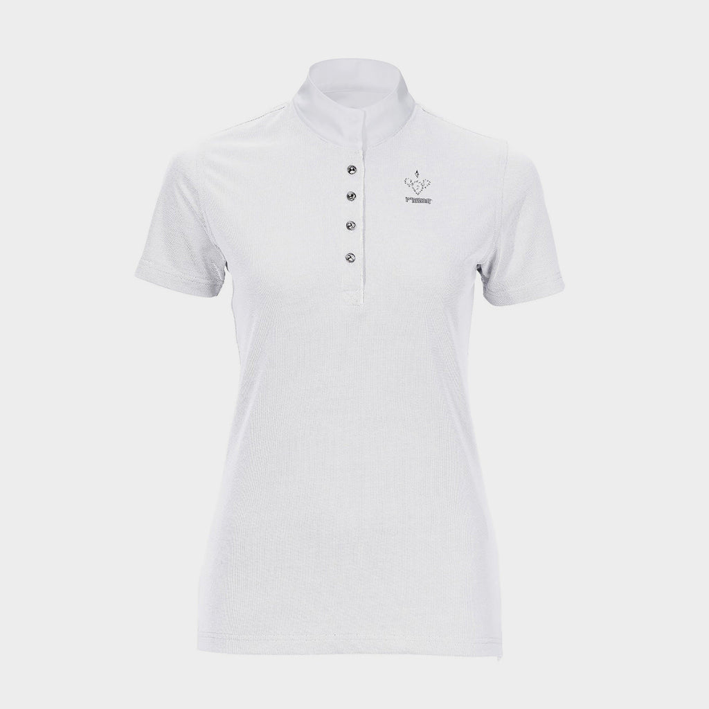 Womens Damen-Turnier Shirt White