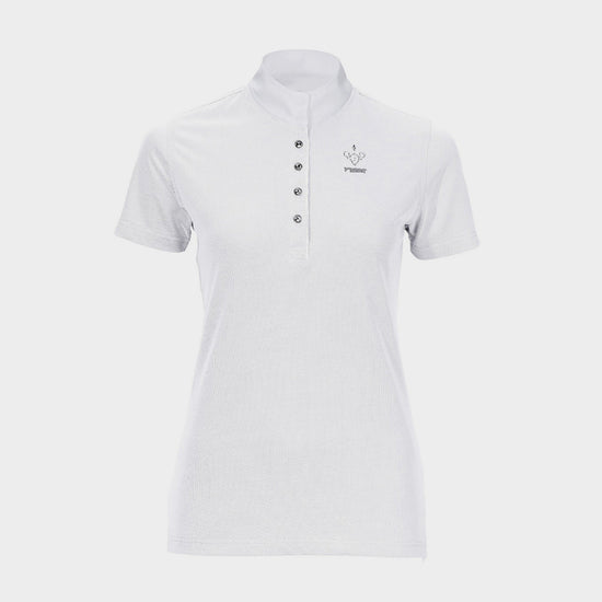 Womens Damen-Turnier Shirt White