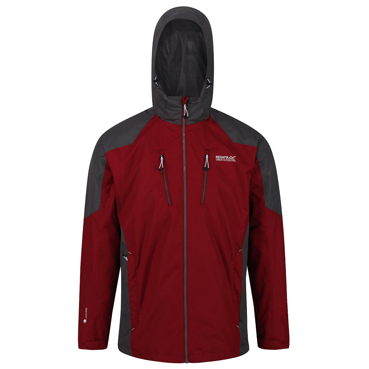 Mens Calderdale III Jacket Dehli Red Magnet Grey