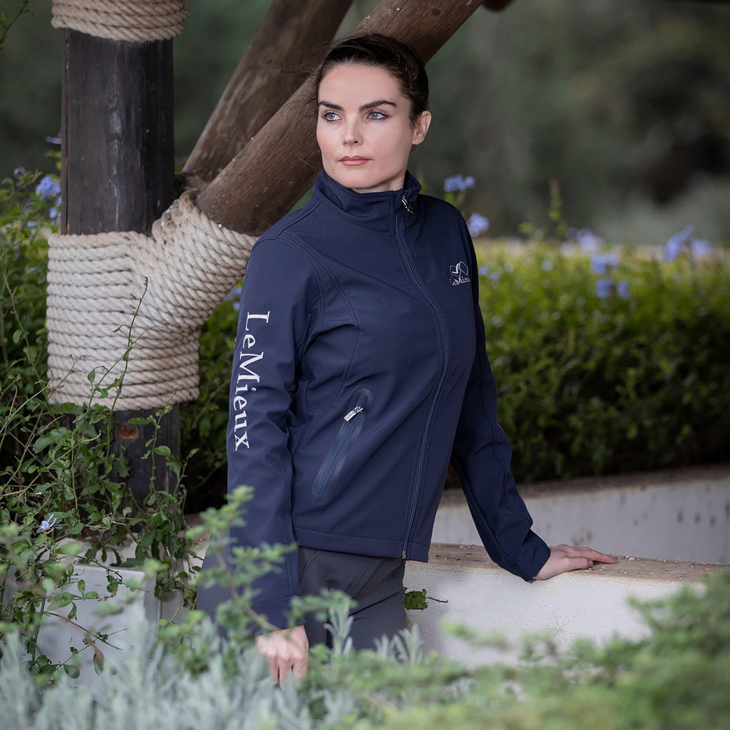 Team LeMieux Womens Softshell Team Jacket Navy