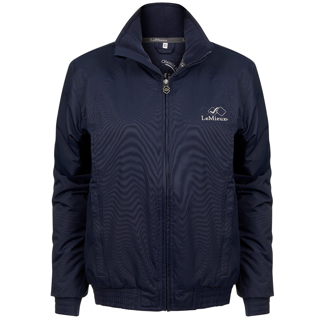 Team LeMieux Womens Waterproof Team Jacket Navy