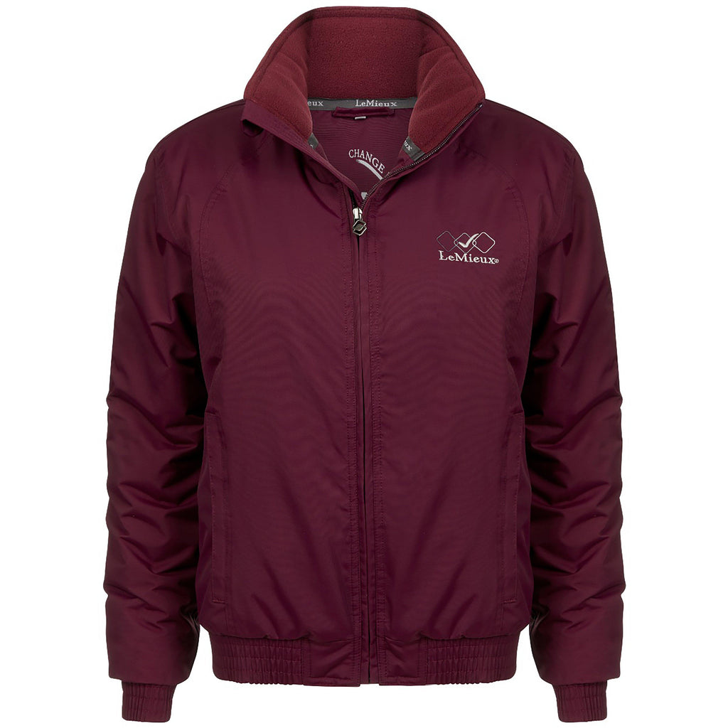 Unisex Waterproof Team Jacket Burgundy