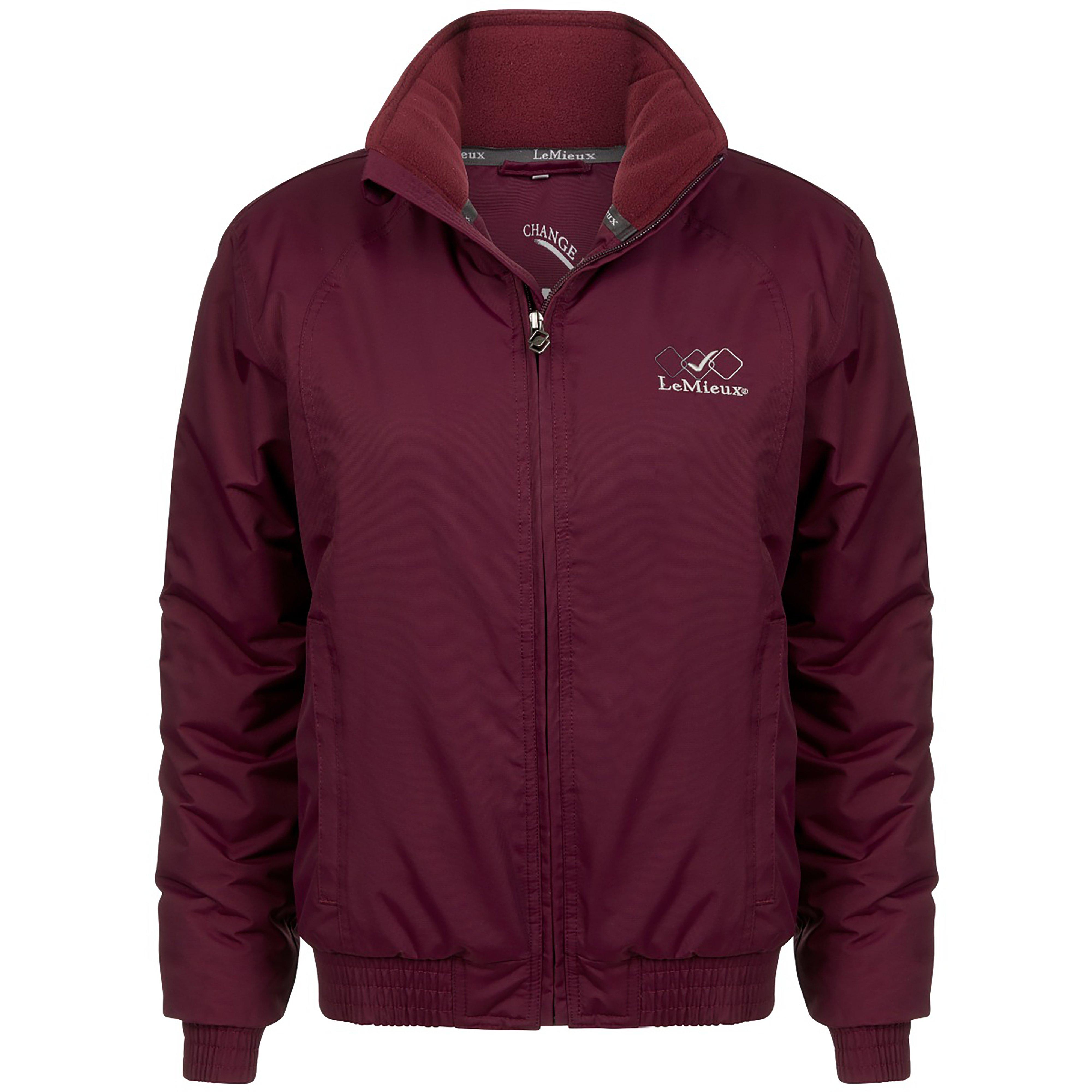 Unisex Waterproof Team Jacket Burgundy