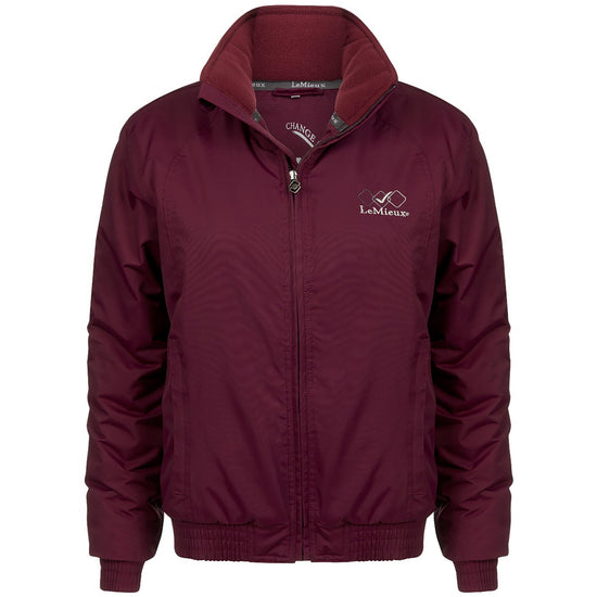 Unisex Waterproof Team Jacket Burgundy