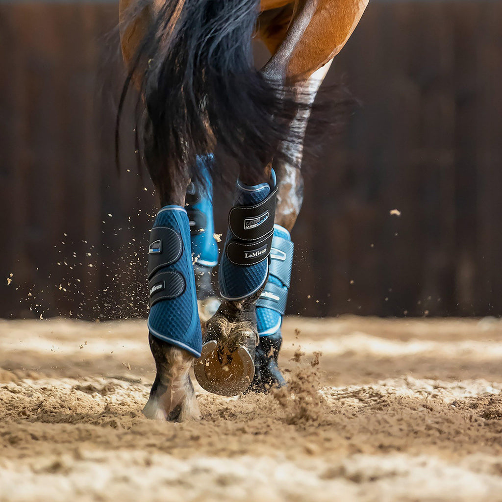 Carbon Mesh Wrap Boots Blue/Grey