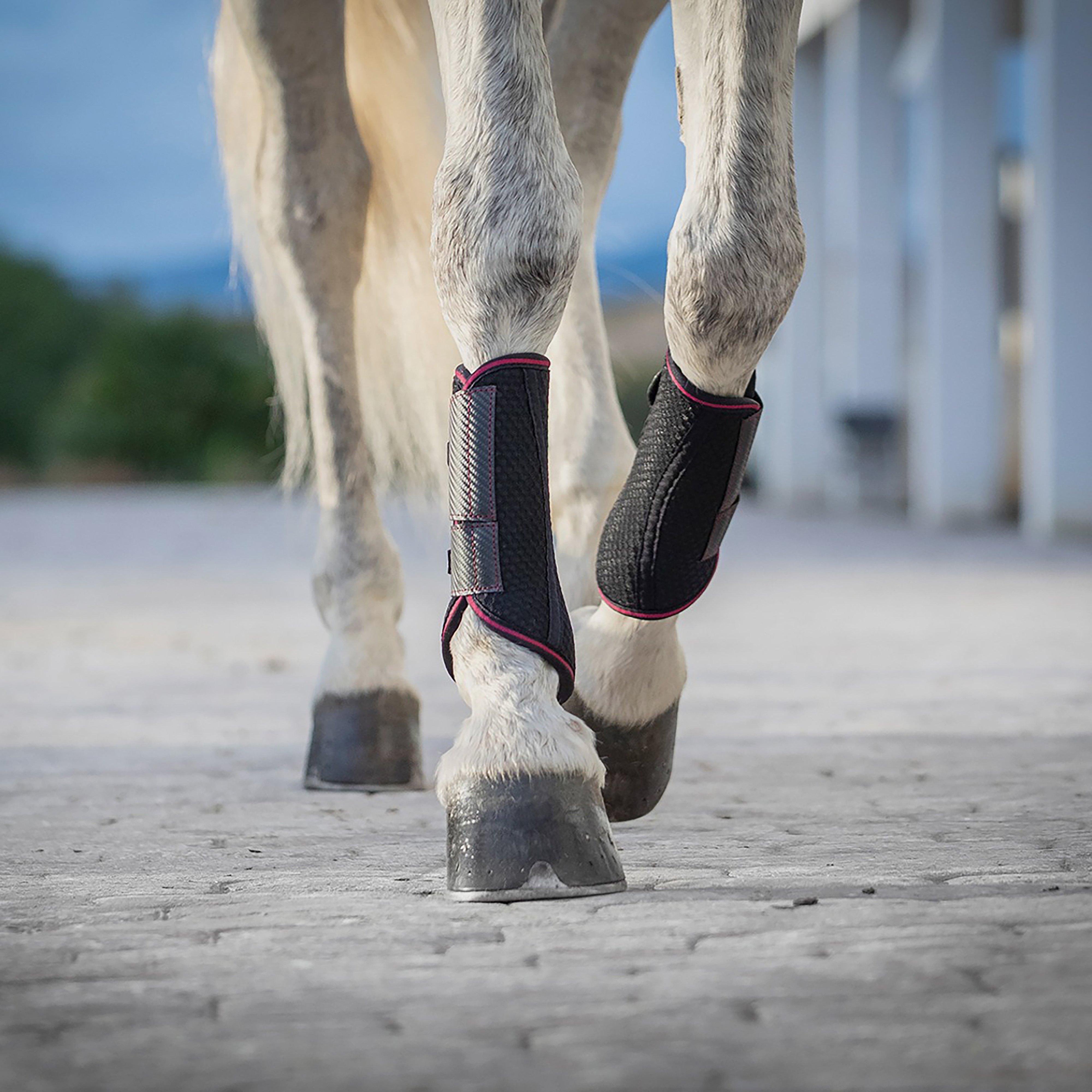 Carbon Mesh Wrap Boots Black/Mulberry