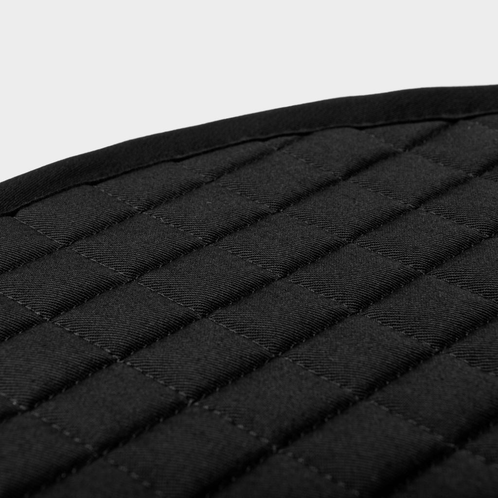 Cotton Close Contact Saddle Pad Black
