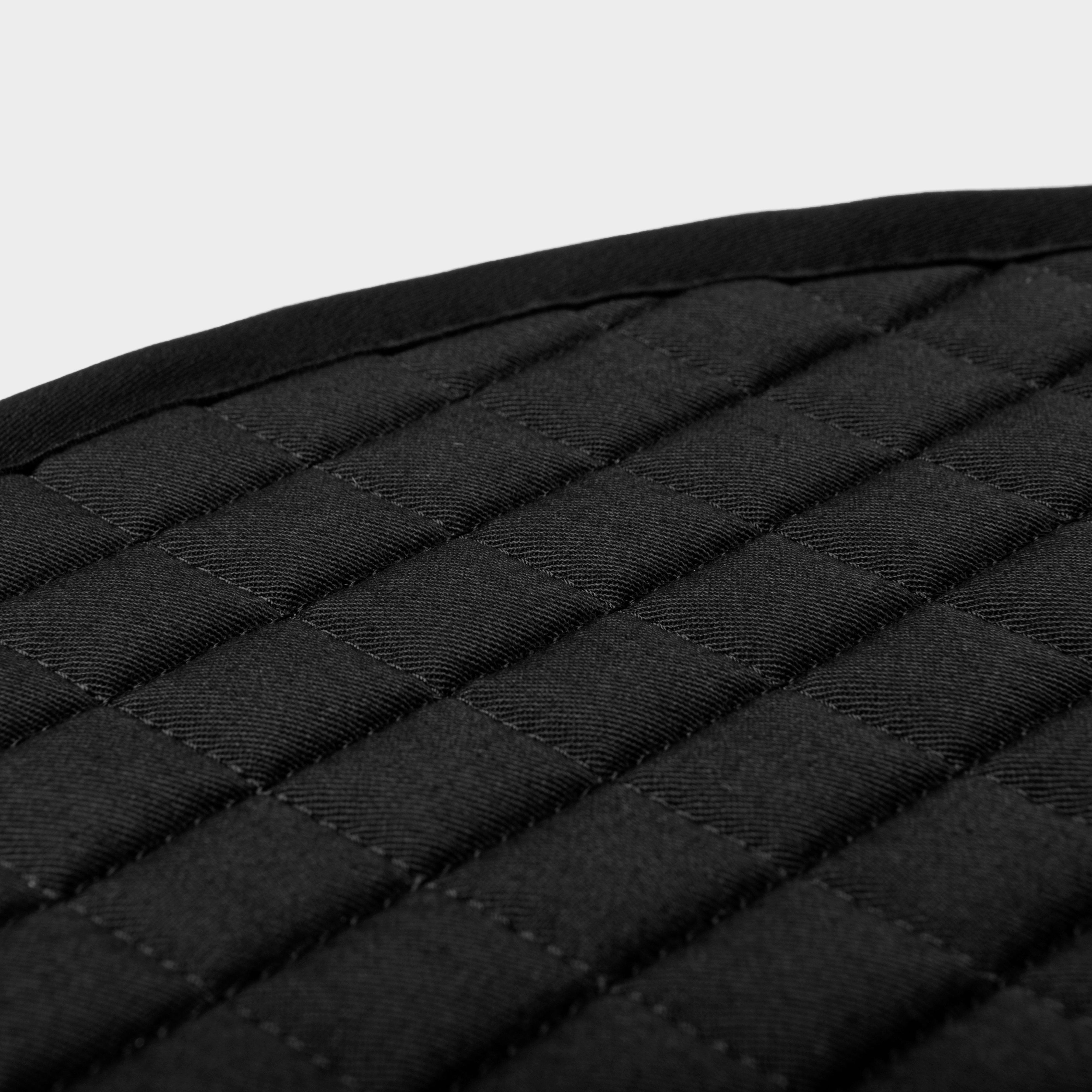Cotton Close Contact Saddle Pad Black