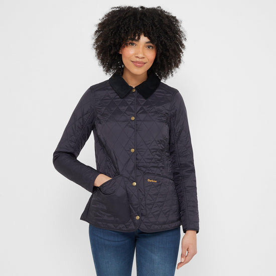 Womens Annandale Quilted Jacket Navy