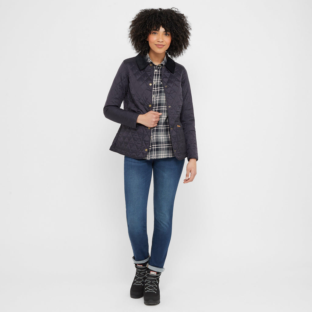 Womens Annandale Quilted Jacket Navy