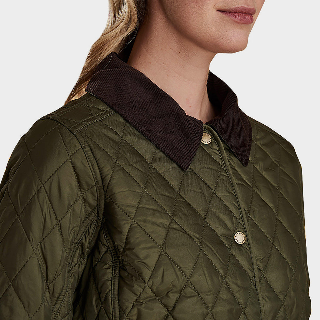 Ladies Annadale Quilt Jacket Olive