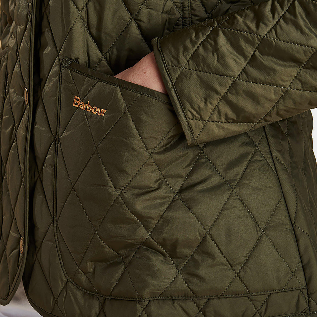 Ladies Annadale Quilt Jacket Olive