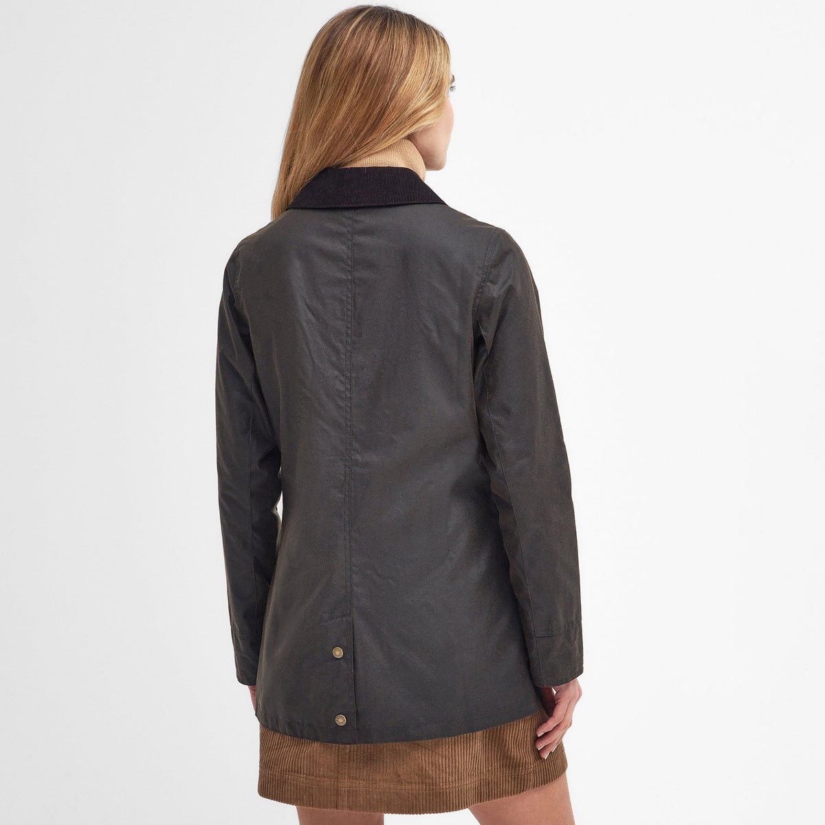 Womens Fiddich Wax Jacket Olive/Classic