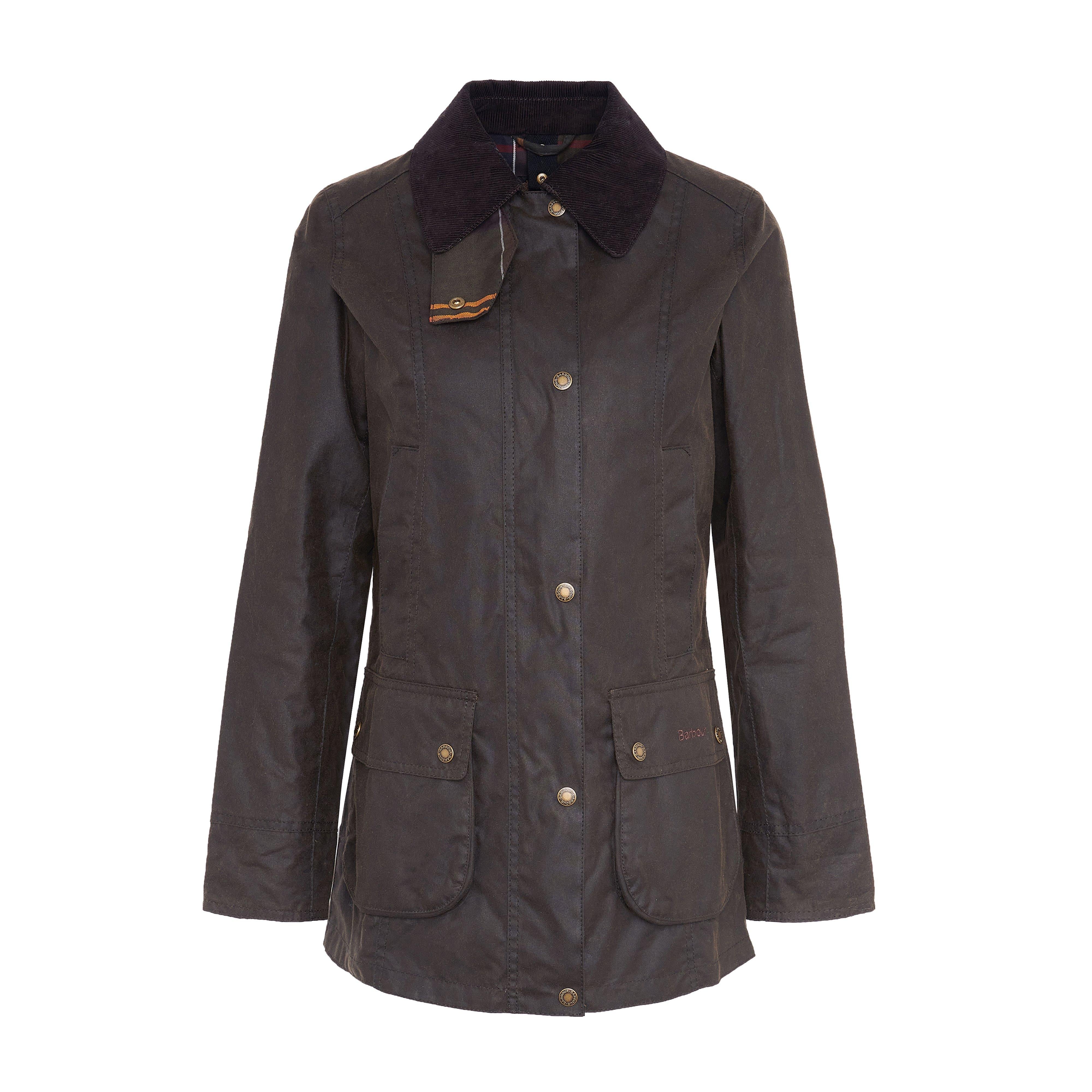 Womens Fiddich Wax Jacket Olive/Classic