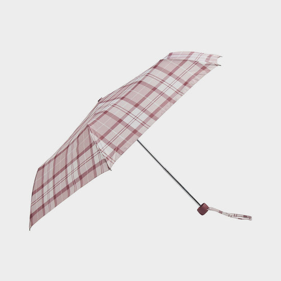 Portree Umbrella Tempest Dewberry Tartan