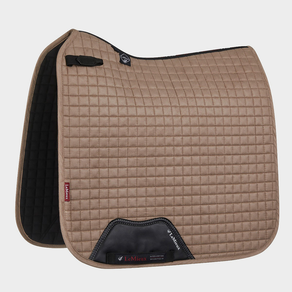 ProSport Suede Dressage Square Saddle Pad Mink