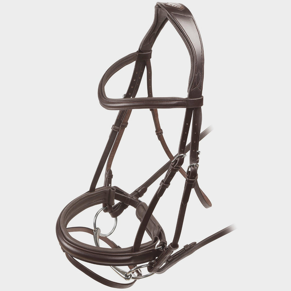 Dressage Flash Bridle Havana