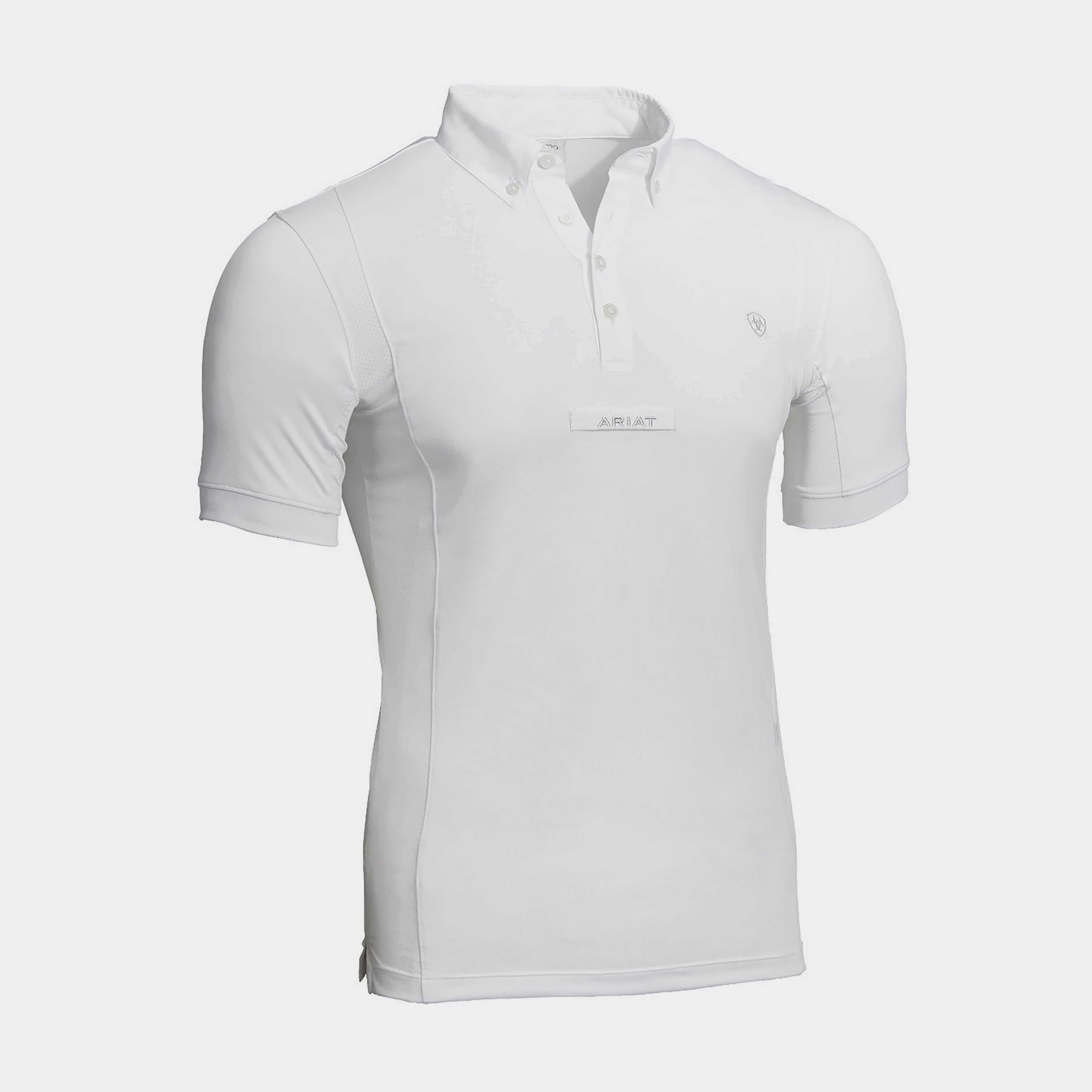 Mens Tek Short Sleeved Show Shirt White