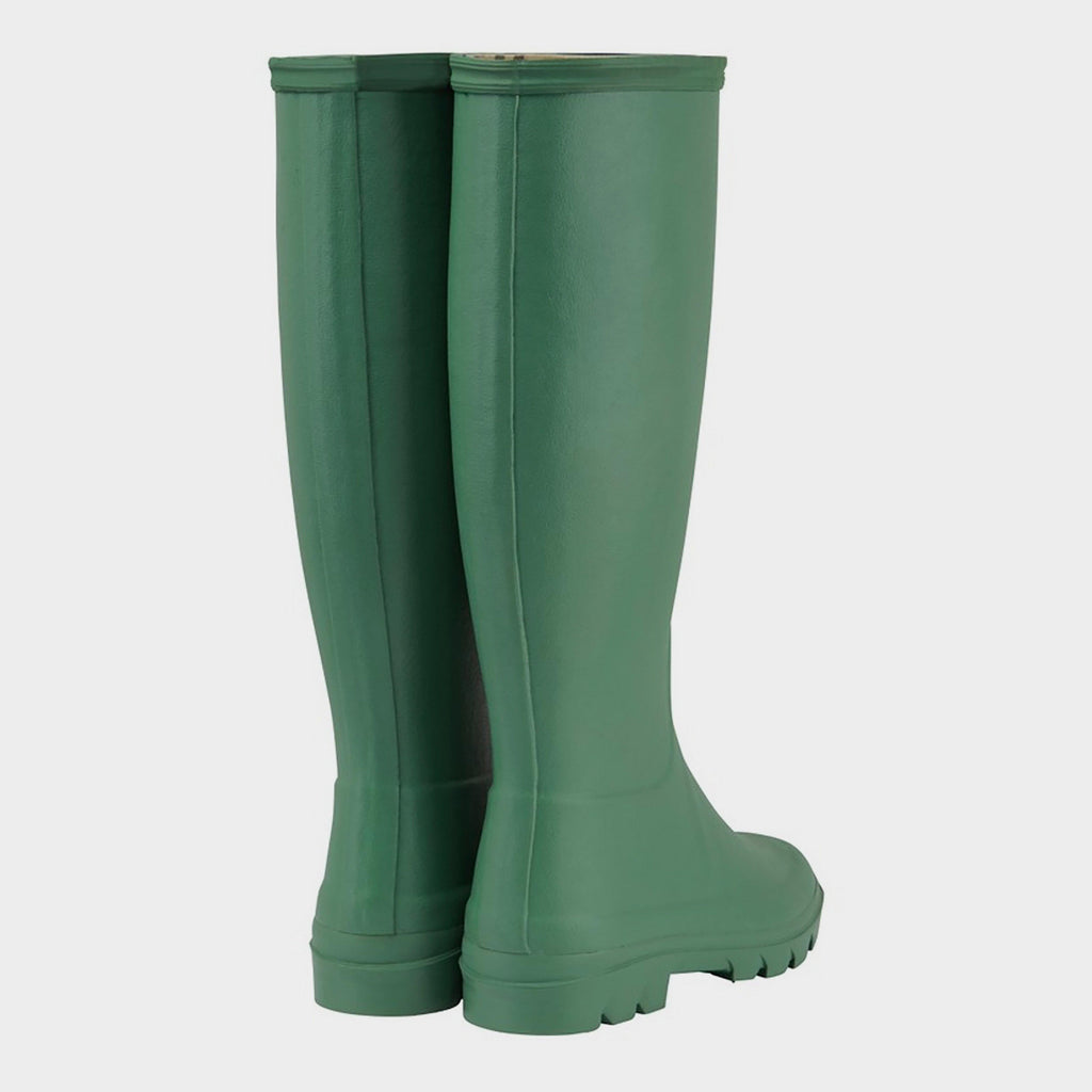 Womens Iris Jersey Lined Wellington Boots Vert Clair