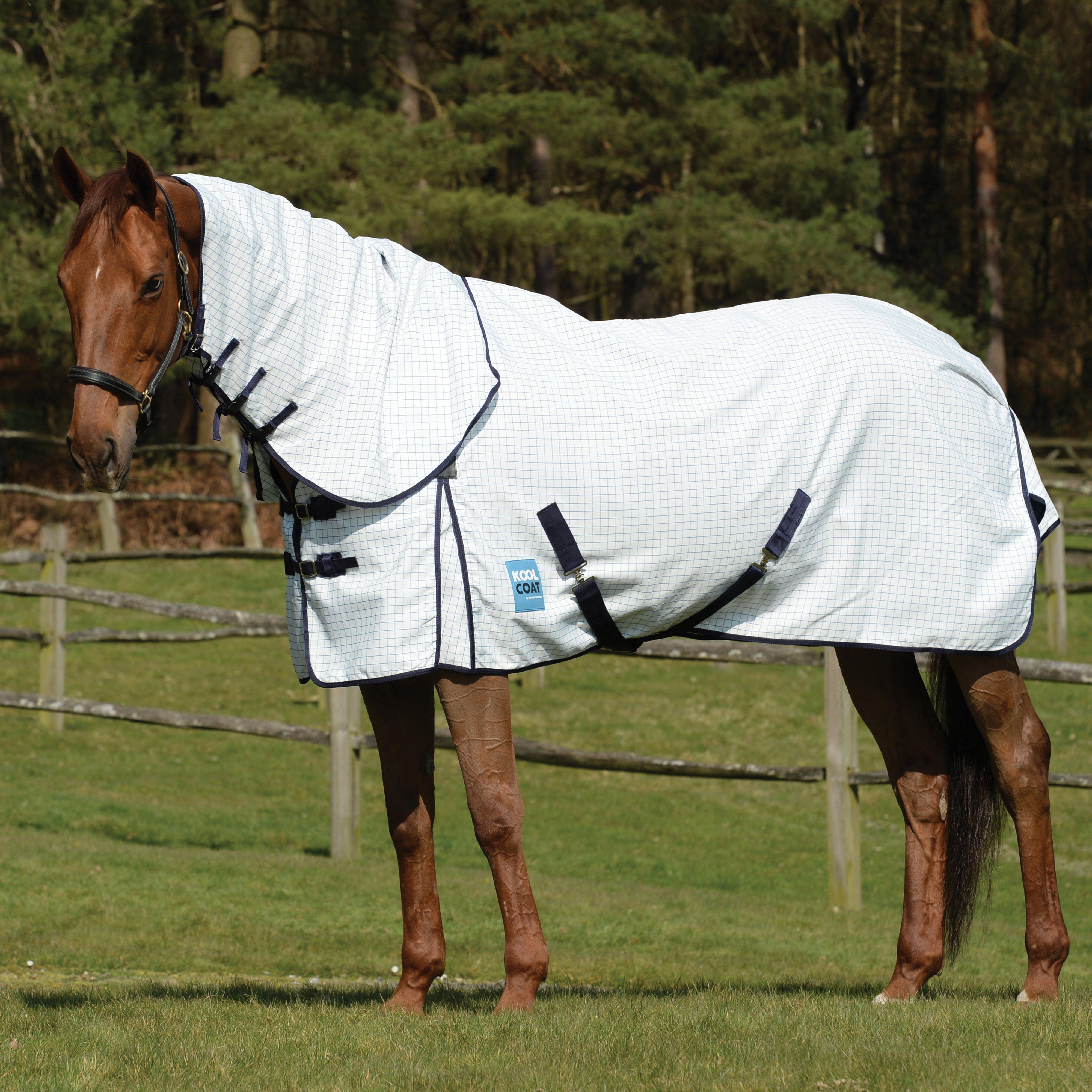 Kool Coat Classic III Combo Neck Sheet White/Navy