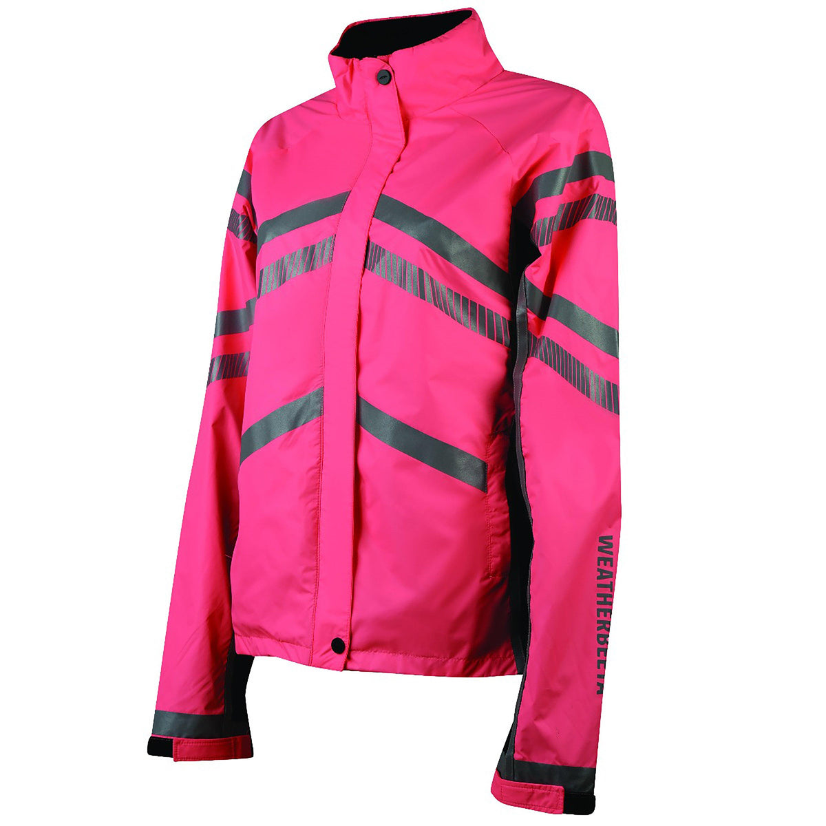 Childs Reflective Lightweight Waterproof Jacket Pink