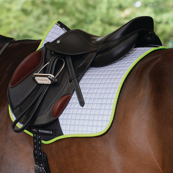 Reflective Prime GP Saddle Pad Silver/Yellow
