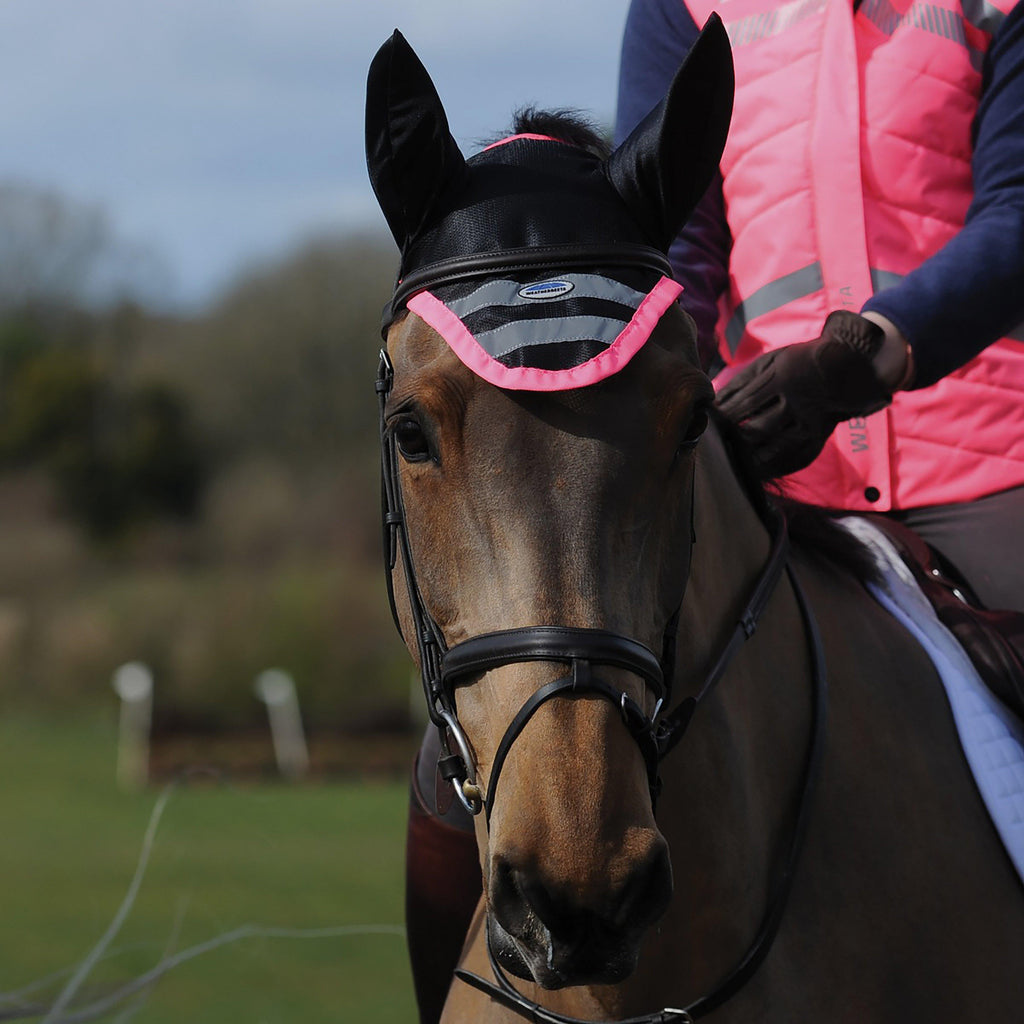 Reflective Ear Bonnet Pink