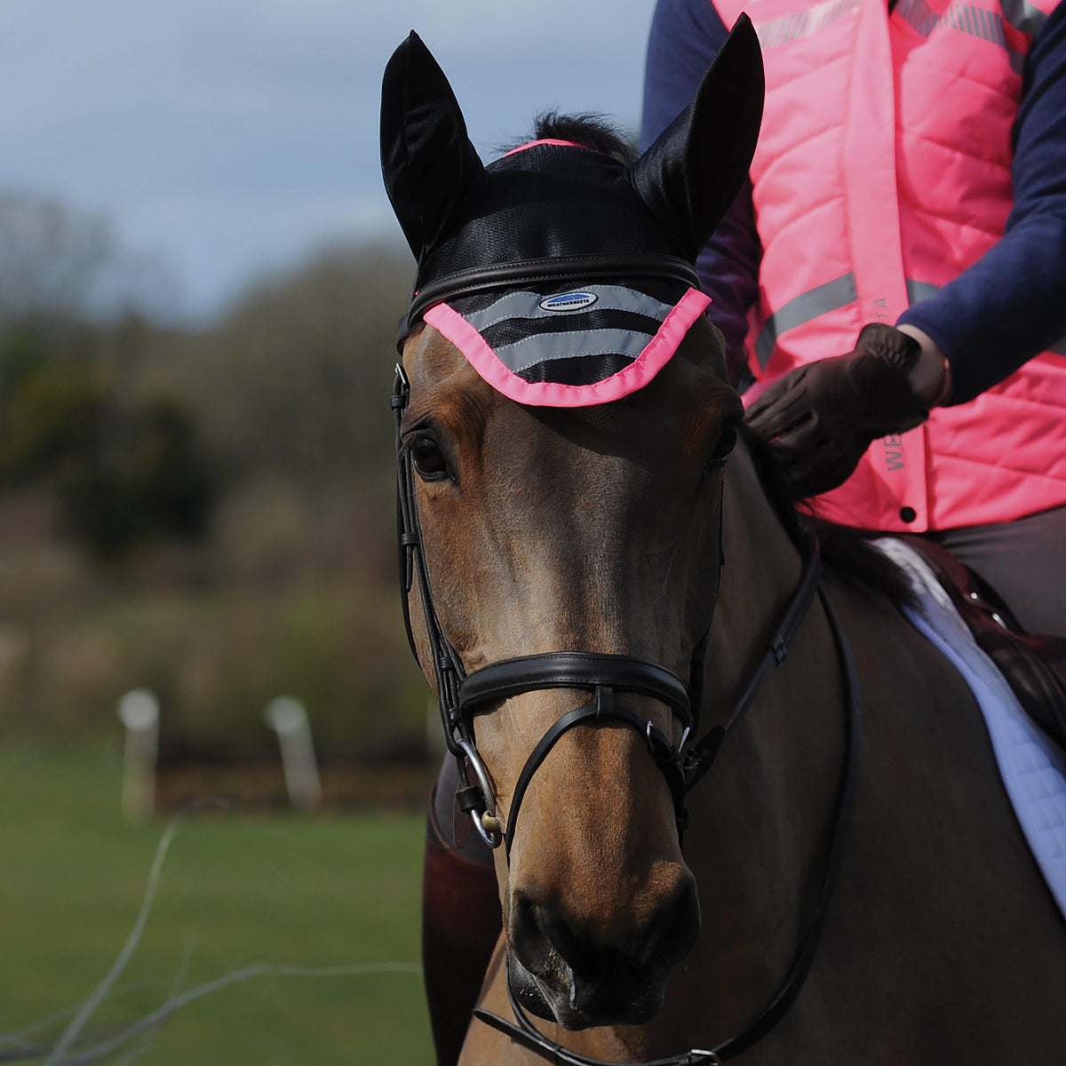 Reflective Ear Bonnet Pink