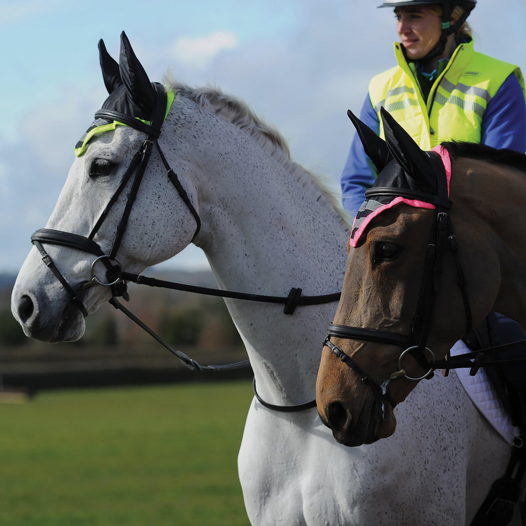Reflective Ear Bonnet Yellow