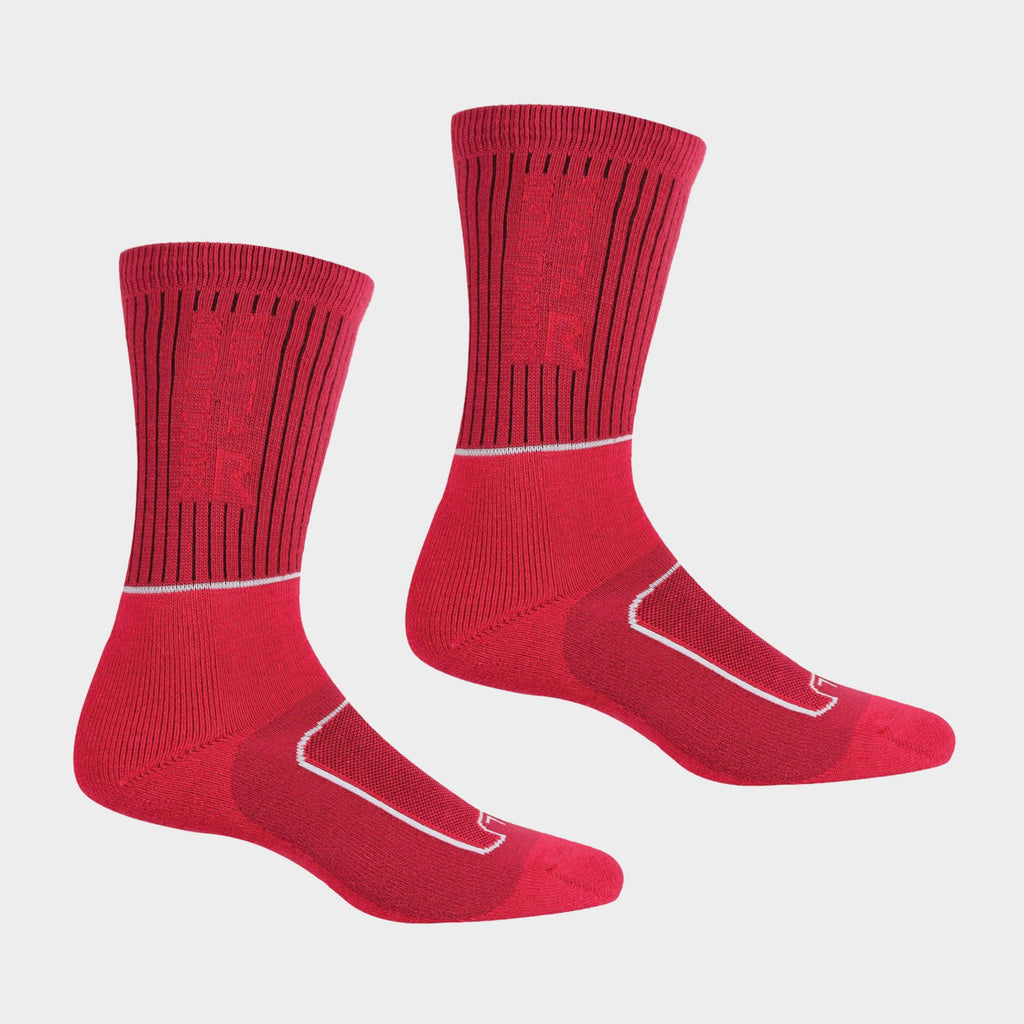 Womens Samaris II Season Socks Cherry Pink/White