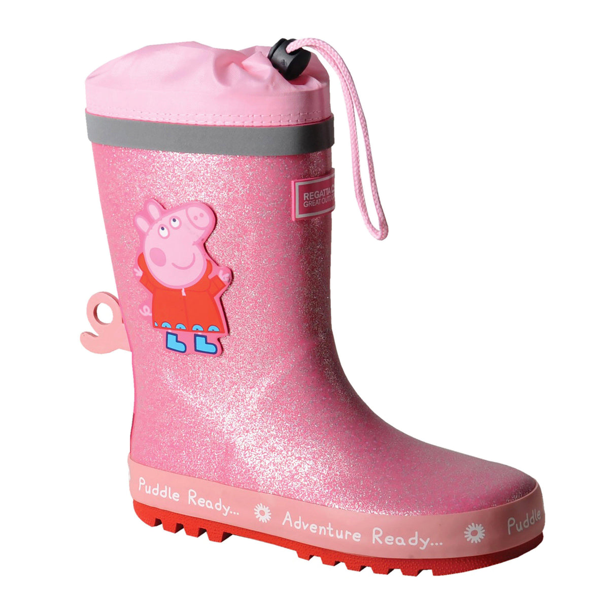 Childs Peppa Puddle Wellies Peppa Pink