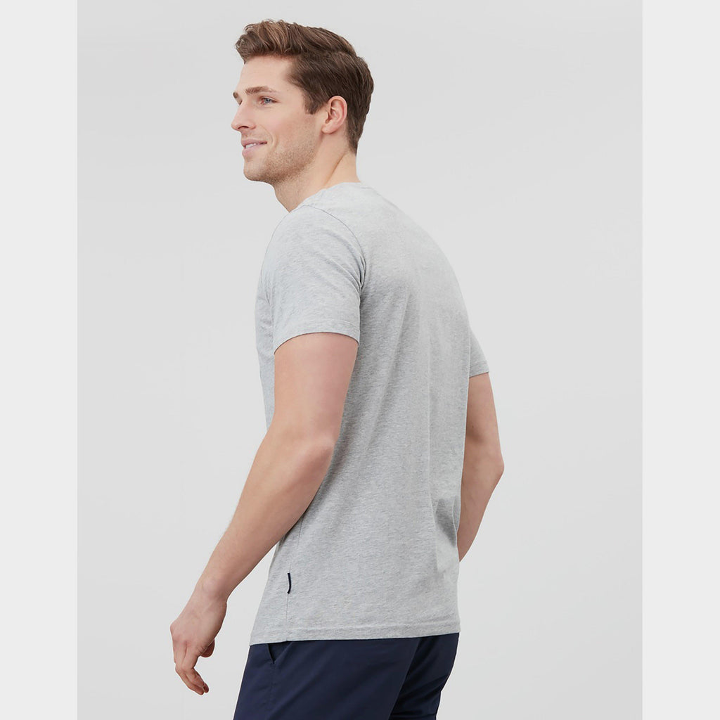 Mens Flynn Tee Grey Marl